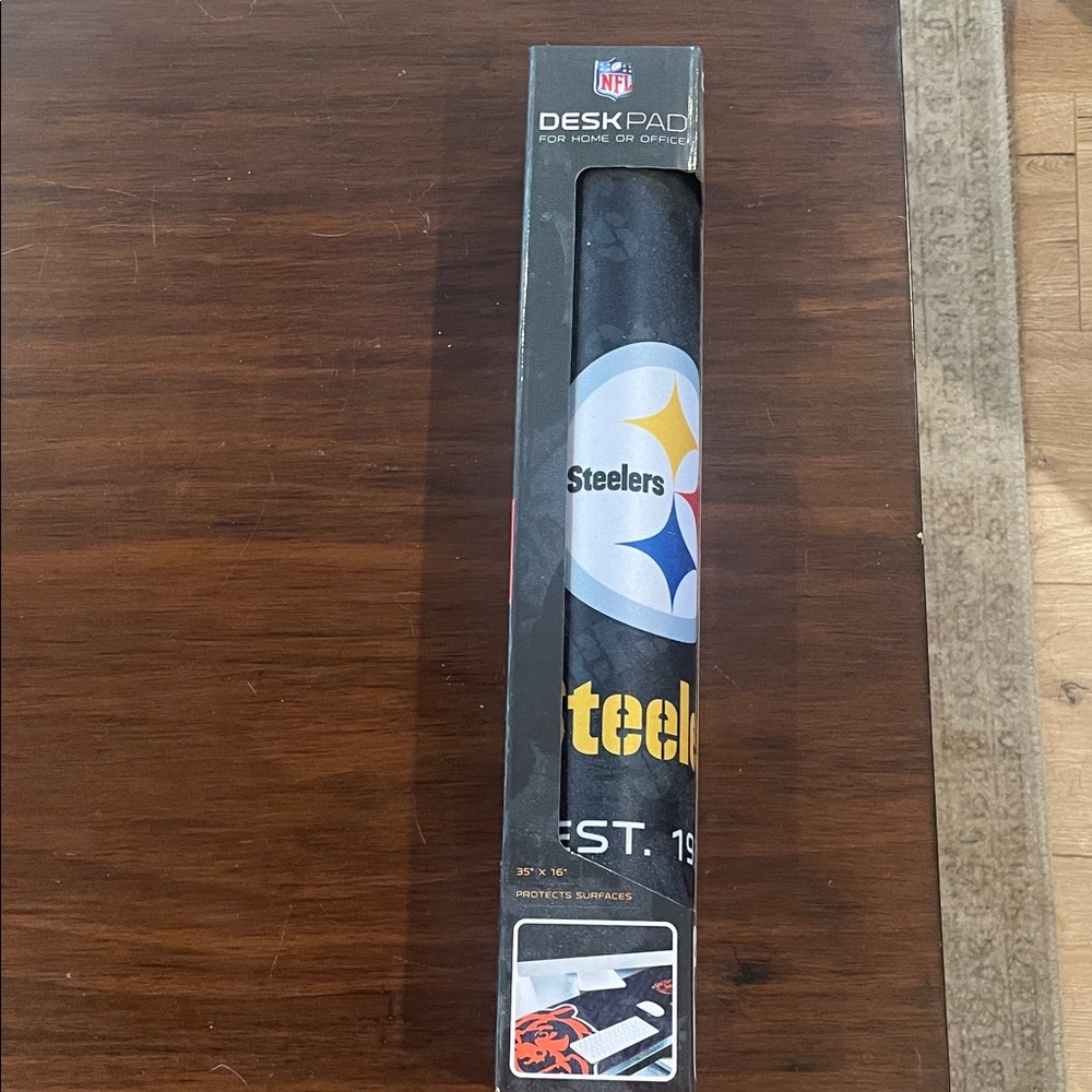 NFL Pittsburgh Steelers Black Desk Pad